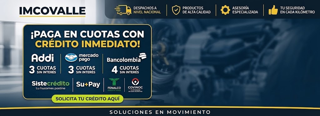 Paga en cuotas con crédito inmediato — IMCOVALLE