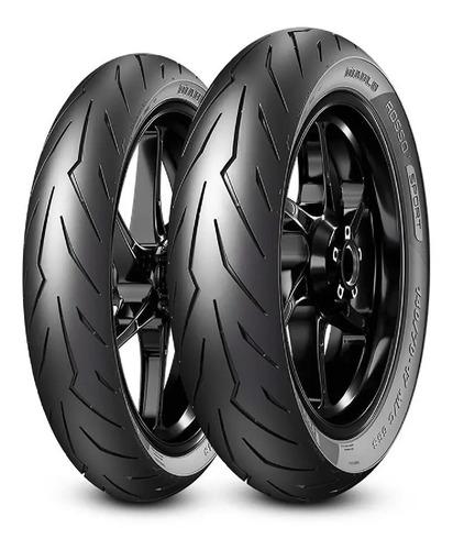 Combo Llantas 100/80/17 Y 130/70/17 Pirelli Diablo Rosso
